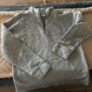 Old Navy Boys (Large) Light Gray Zip-Up Sweater